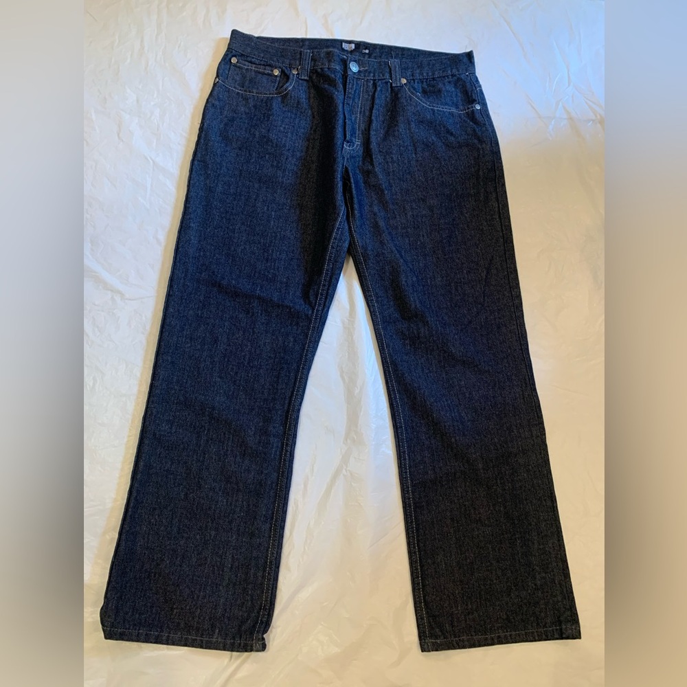 Old Skool Urban Wear Dark Wash Men's Jeans 38x32 Streetwear, Skateboard